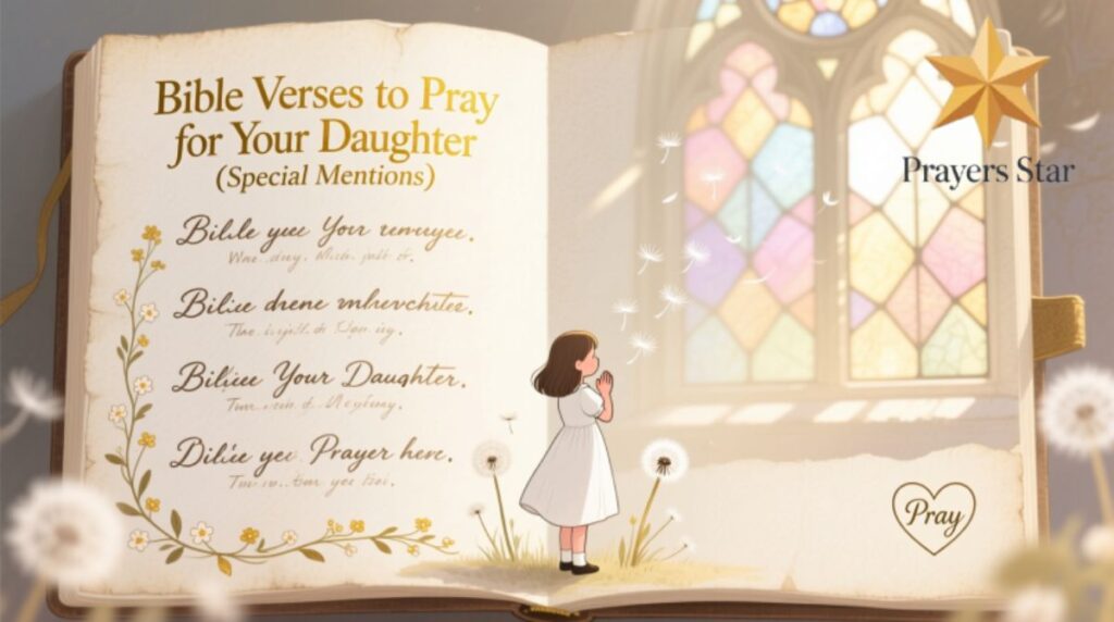 Bible Verses to Pray for Your Daughter (Special Mentions)