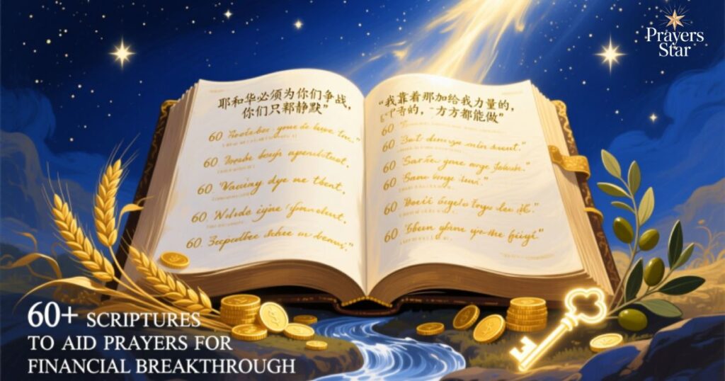 60+ SCRIPTURES TO AID PRAYERS FOR FINANCIAL BREAKTHROUGH