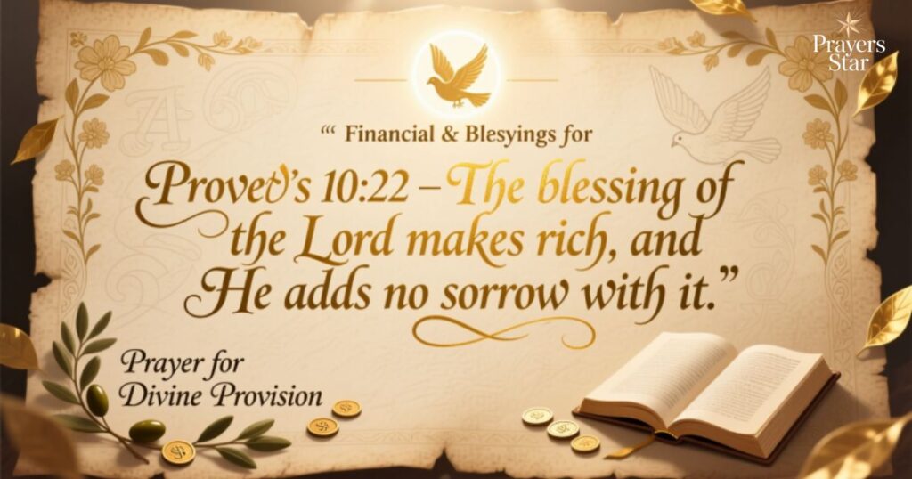 Bible Verses & Prayers for Financial Blessings