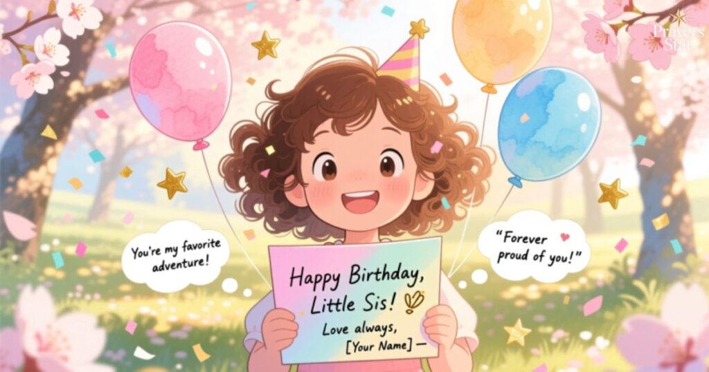 Birthday Messages to a Younger Sister