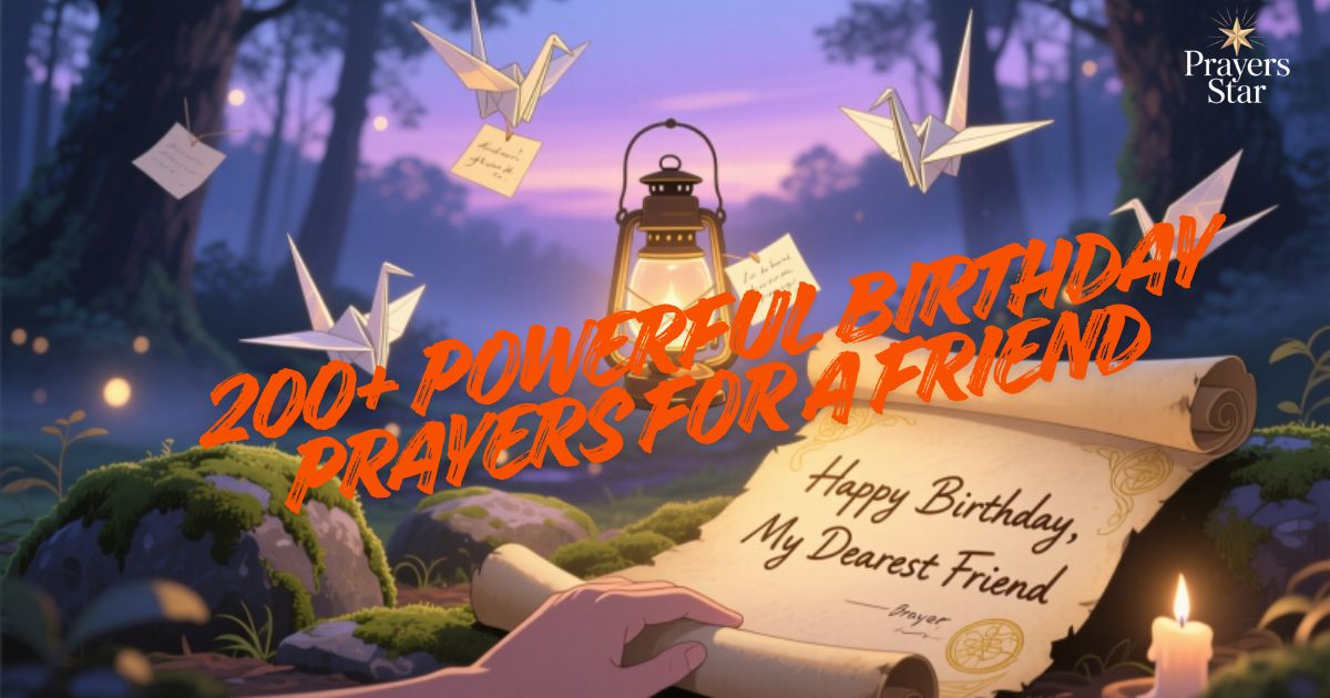 Birthday Prayers for a Friend