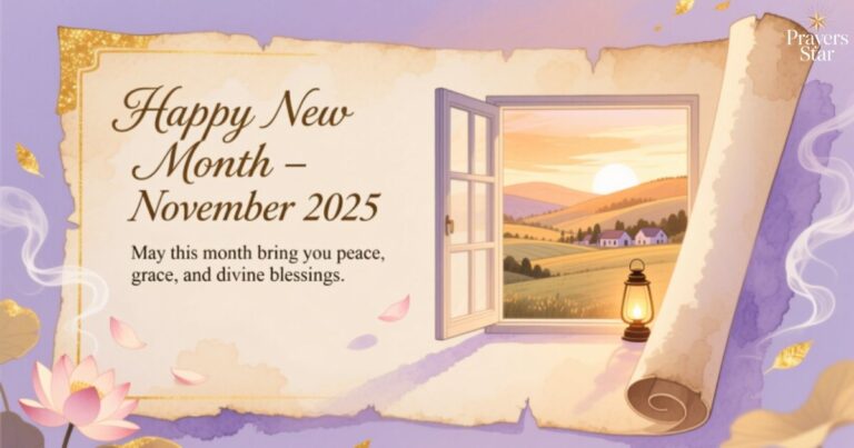 Happy New Month Prayer Messages for November 2025