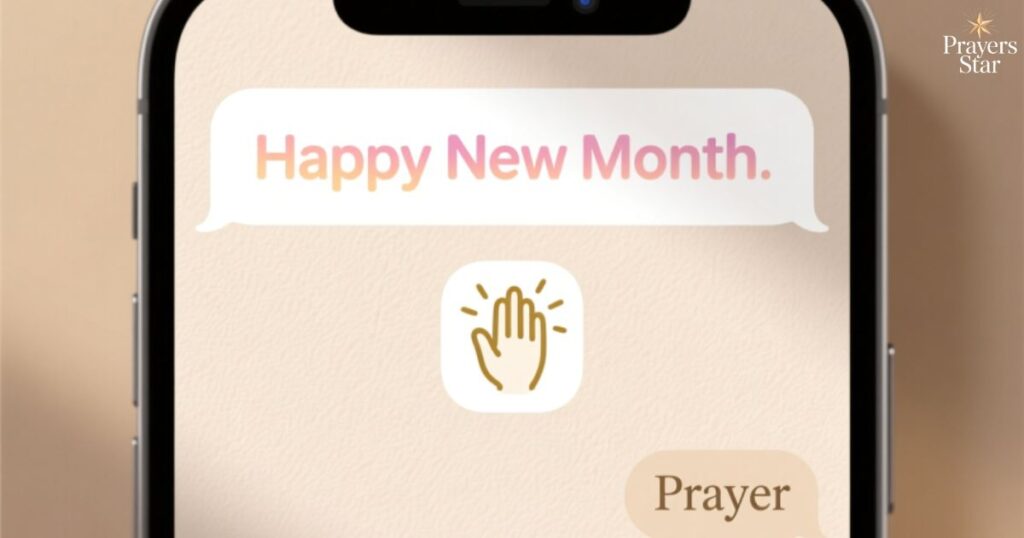 Happy New Month SMS Prayer