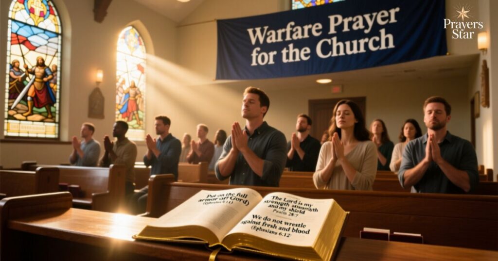 How to Pray Warfare Prayer Points for the Church with Scriptures