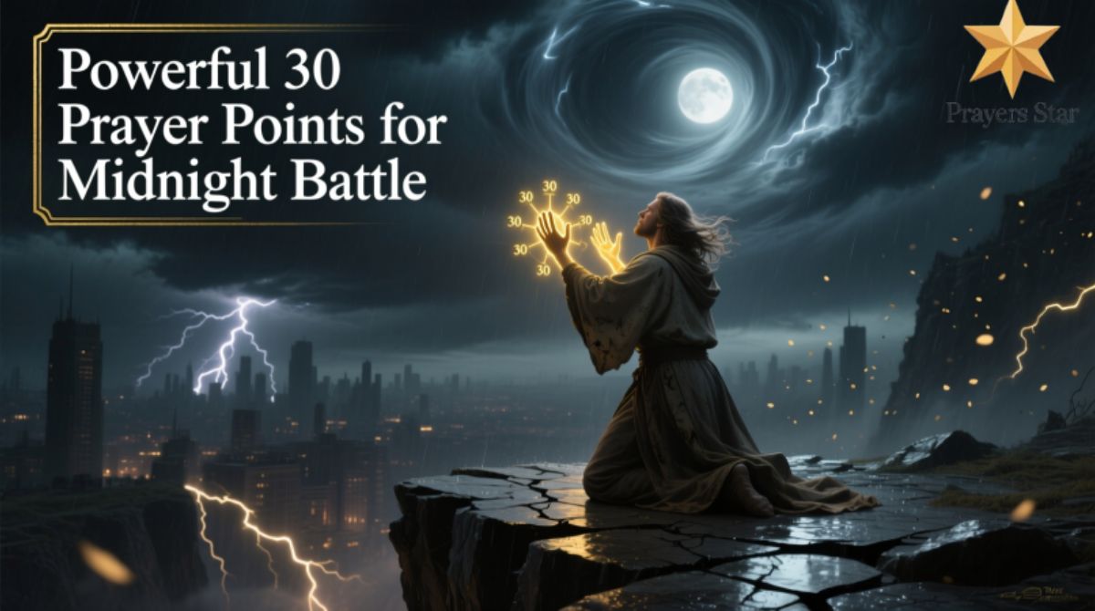 Powerful 30 Prayer Points for Midnight Battle
