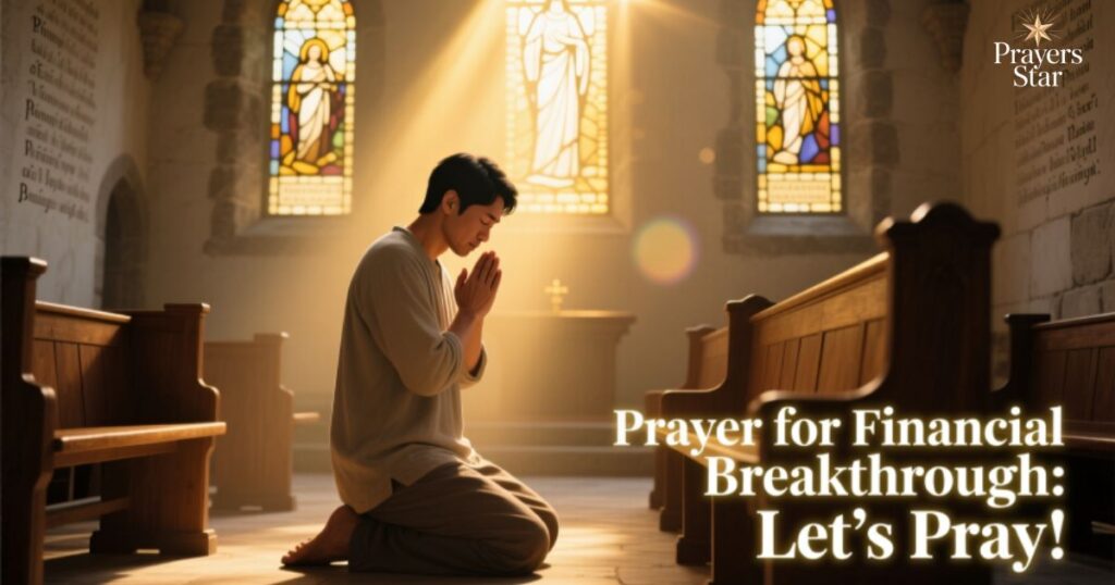 Prayer for Financial Breakthrough: Let’s Pray!