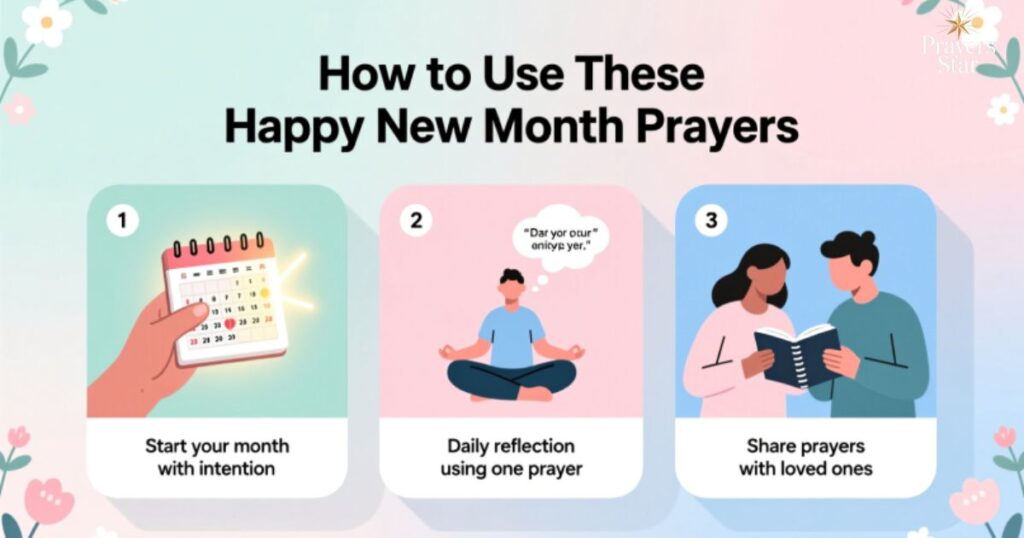 How to Use These Happy New Month Prayers