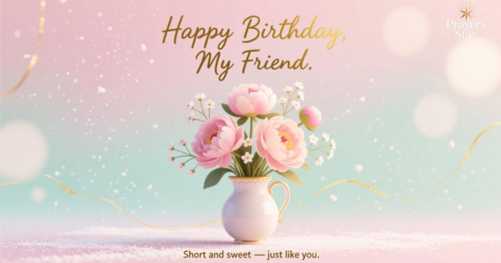 Short and Sweet Birthday Prayers for a Friend