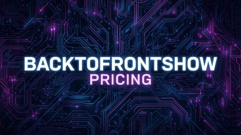 backtofrontshow pricing